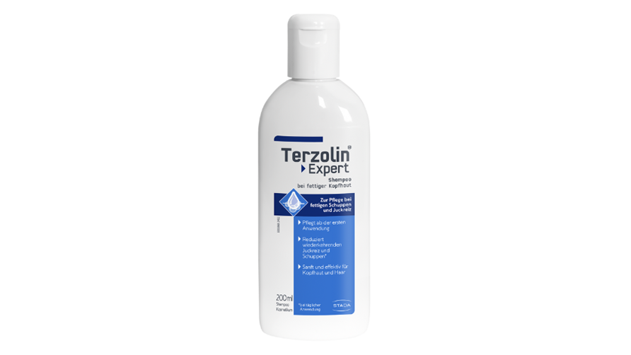 Terzolin Expert Shampoo bei fettiger Kopfhaut Verpackung