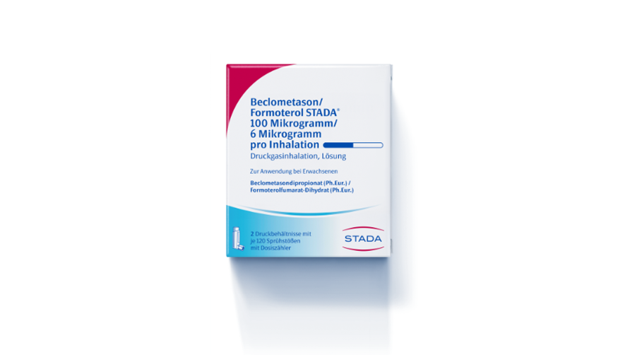 Beclometason/Formoterol STADA 100 µg/6 µg pro Inhalation